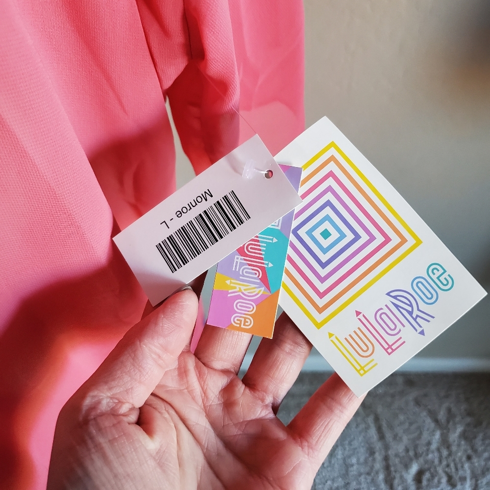 ⭐4/$20 Lularoe Monroe Kimono Large NWT - Picture 4 of 9